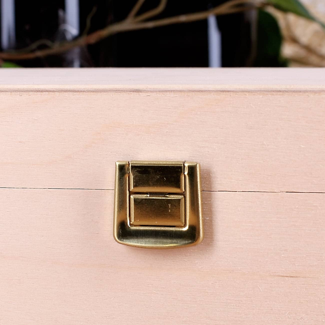 Holzbox Verschluss