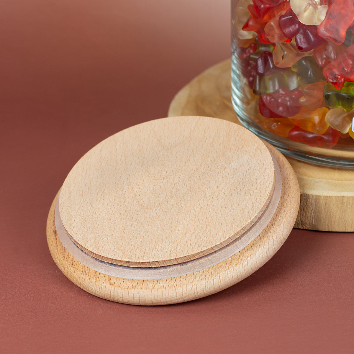 HARIBO Vorratsglas von Ritzenhoff und Breker mit Holzdeckel und Silikondichtring