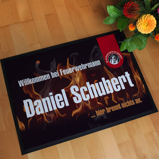 Der Fußabtreter für Feuerwehrmänner