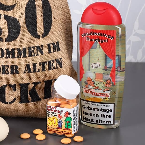 Pillen und Duschgel