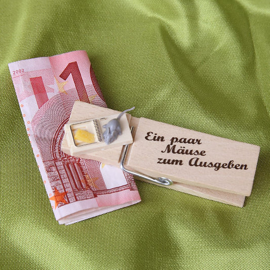 Geldklammer - Ein paar Mäuse zum Ausgeben