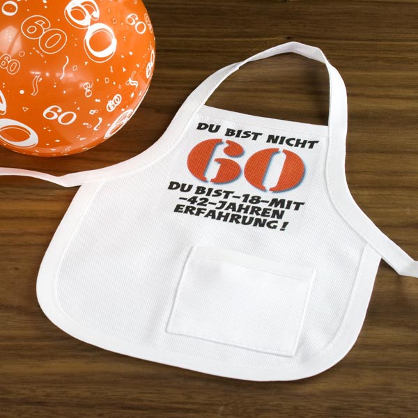 Spruch zum 60. als Aufdruck