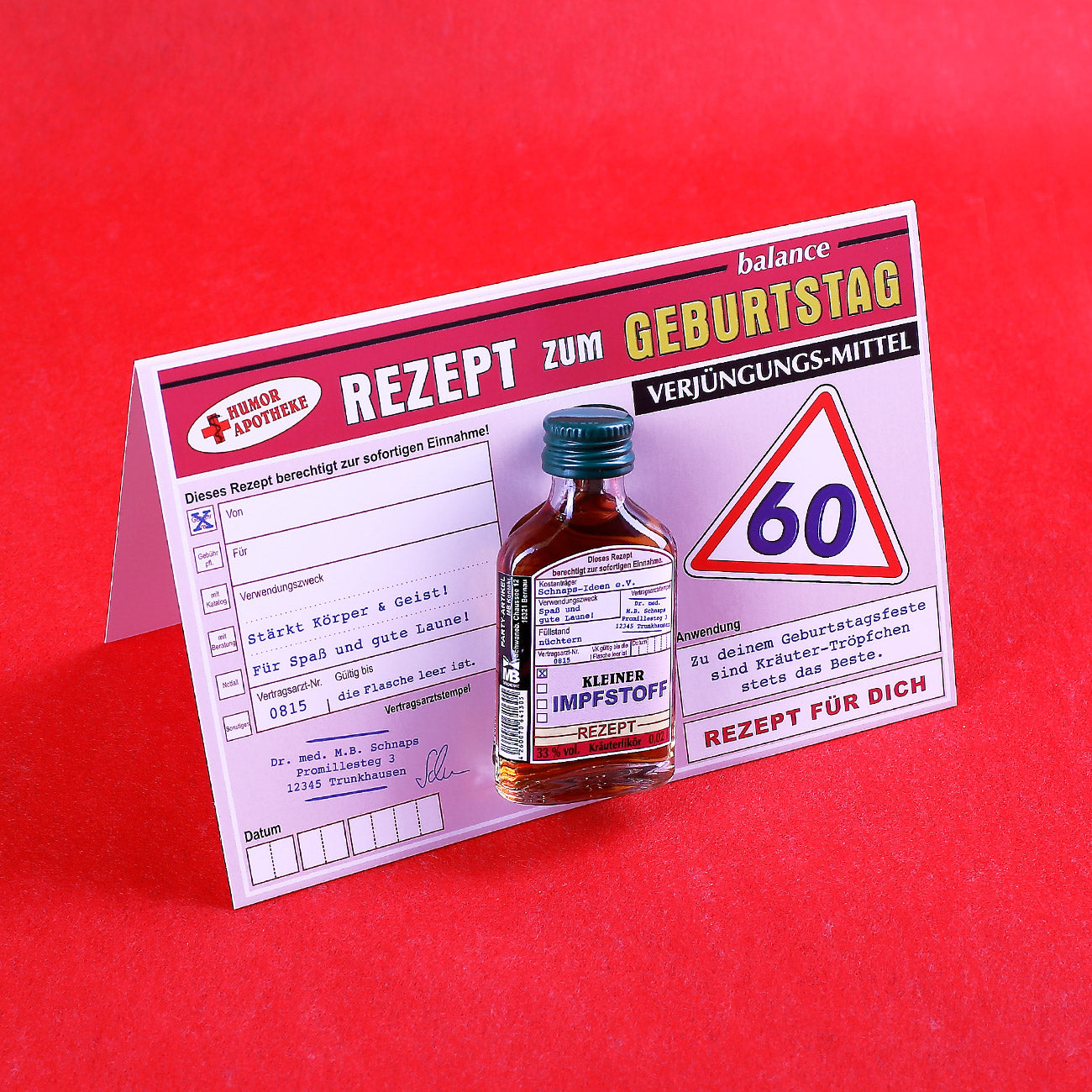 Rezept Geburtstag 60 mit Miniflachmann