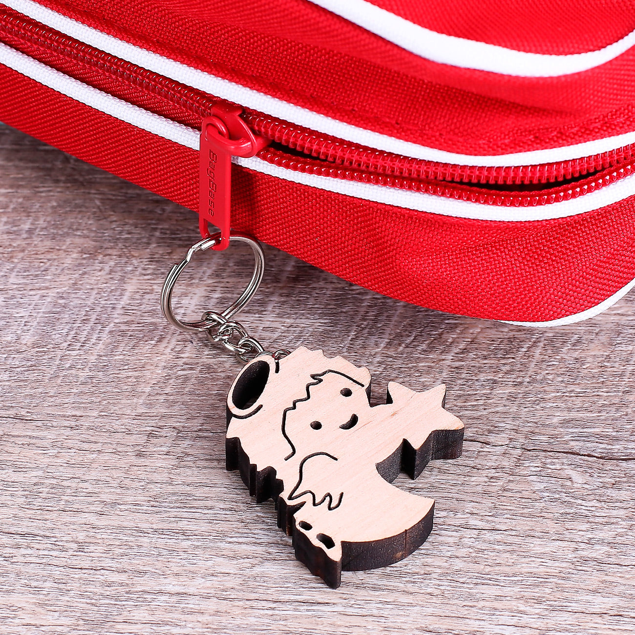 Schlüsselanhänger aus Holz