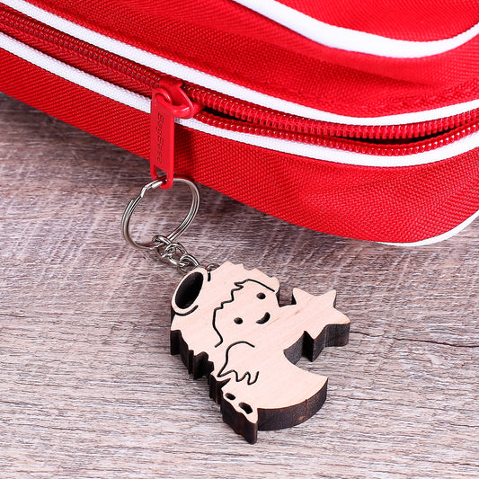 Schlüsselanhänger aus Holz