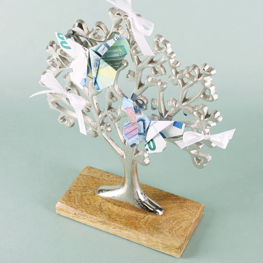 Edler Baum für Geldgeschenke zur Hochzeit oder zu anderen Anlässen