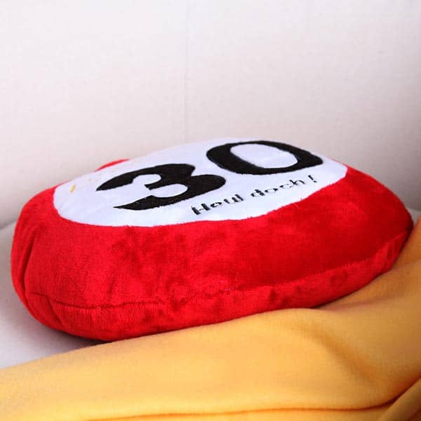 Trost Kissen zum 30. Geburtstag