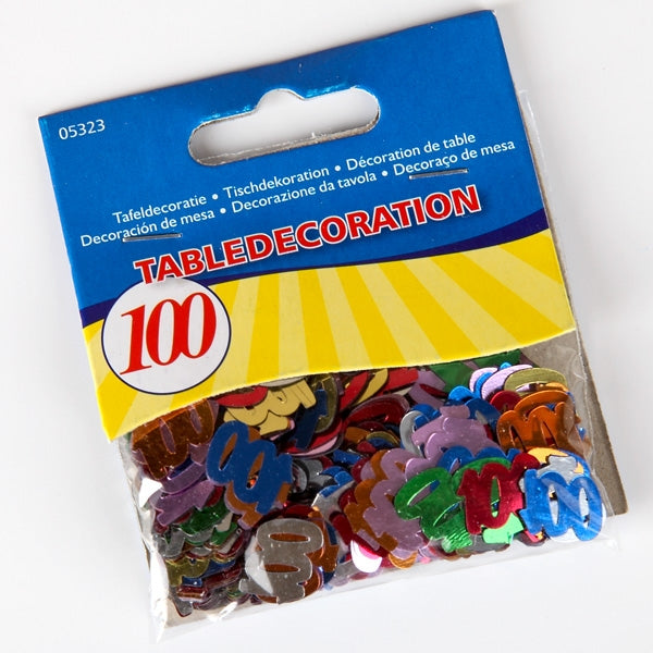 Tischkonfetti zum 100. Geburtstag