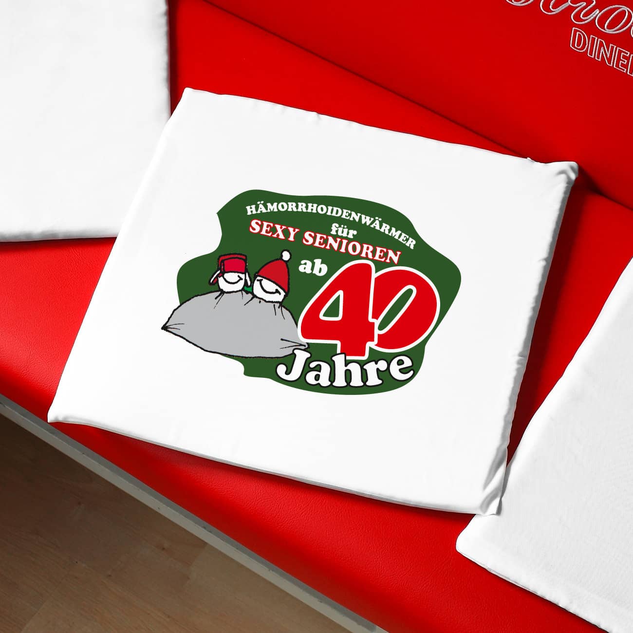 lustiges Sitzkissen zum 40. Geburtstag