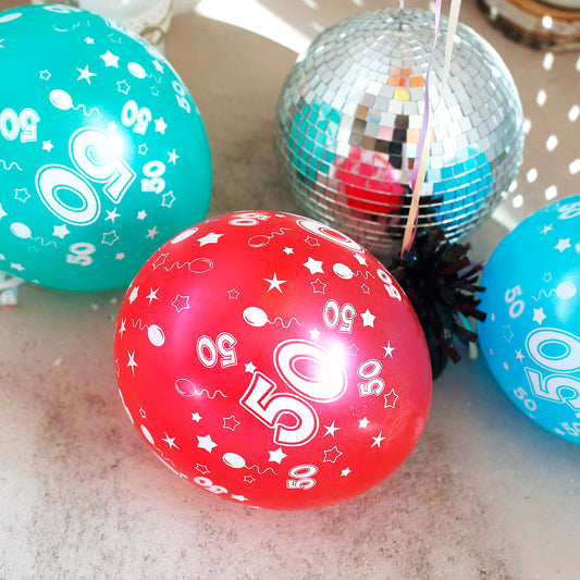 Deko zum 50. Geburtstag