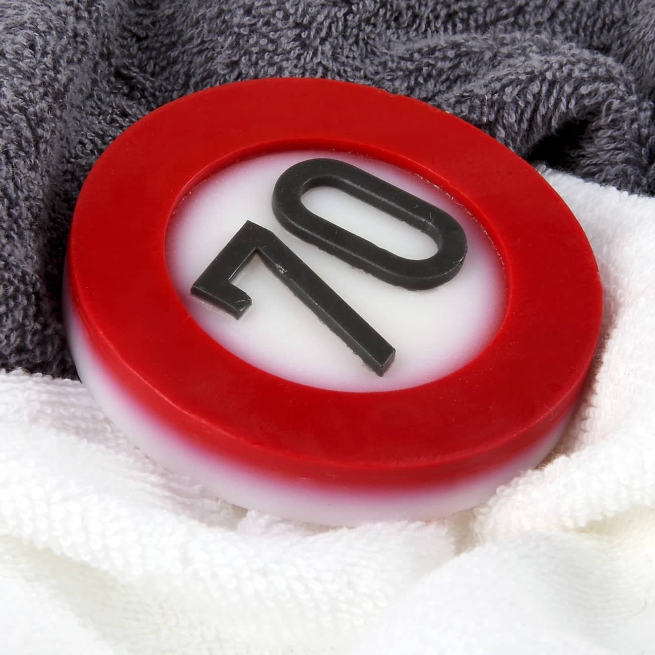 handgemachte Seife zum 70. Geburtstag