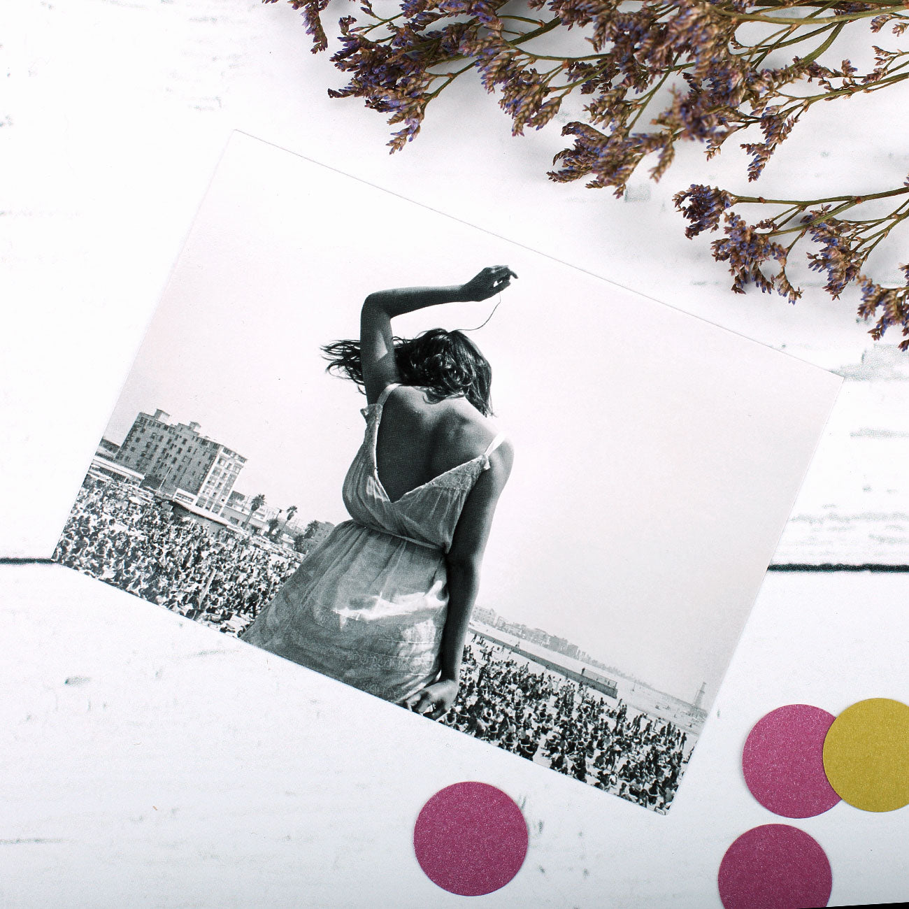 Postkarte - Strand und Urlaub