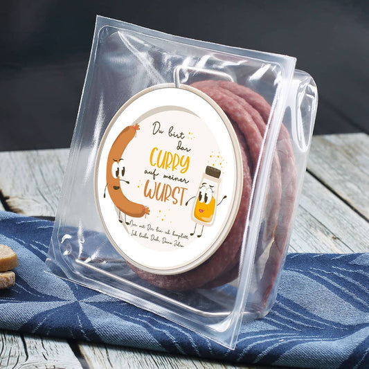 Mit Text nach Wunsch bedruckt