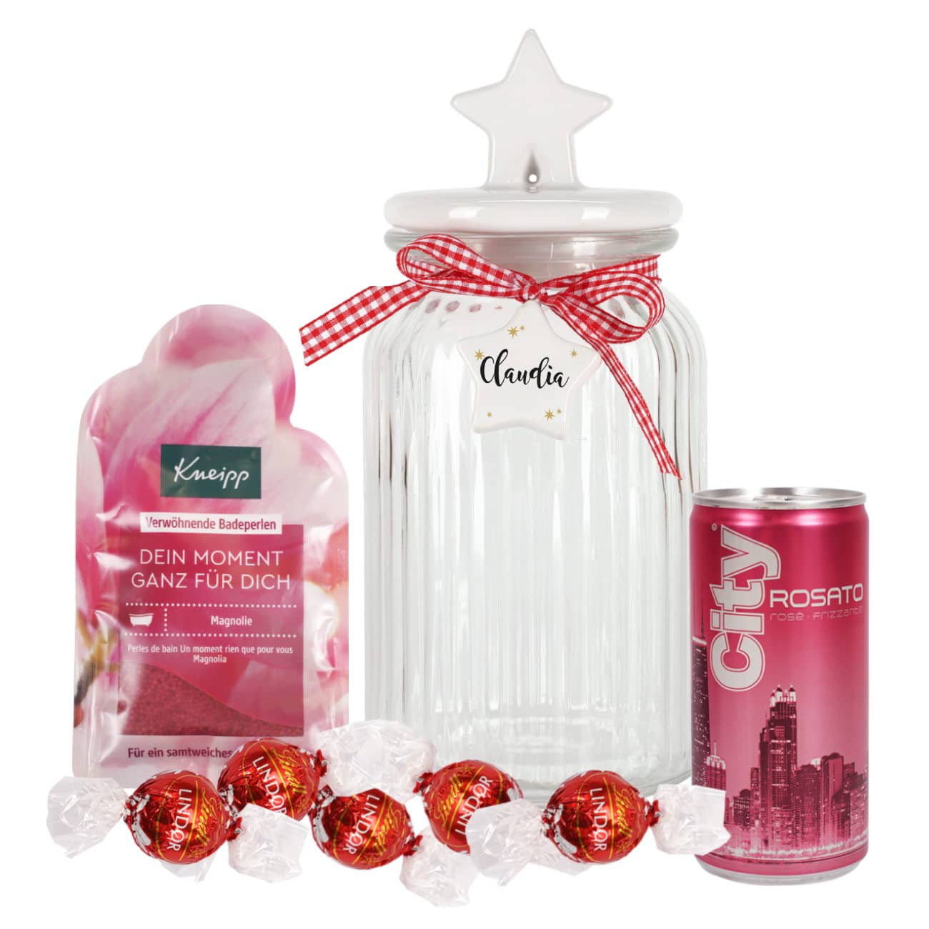 Weihnachtliches Geschenkset mit Füllung