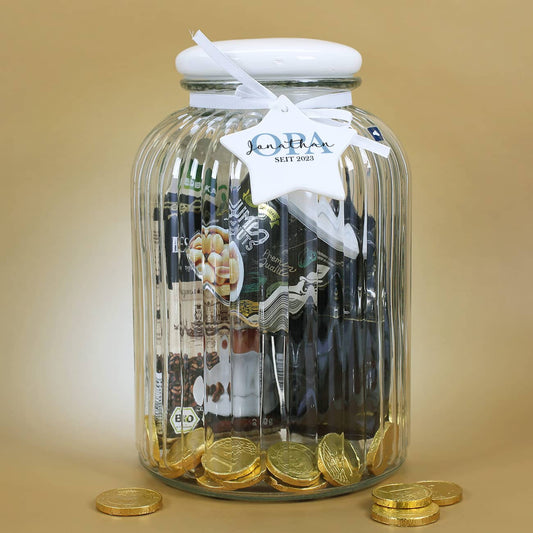 XL Geschenkset in Glasdose für den besten Opa