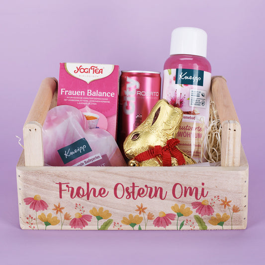 Gestaltung mit Frühlingsblumen & Text nach Wunsch