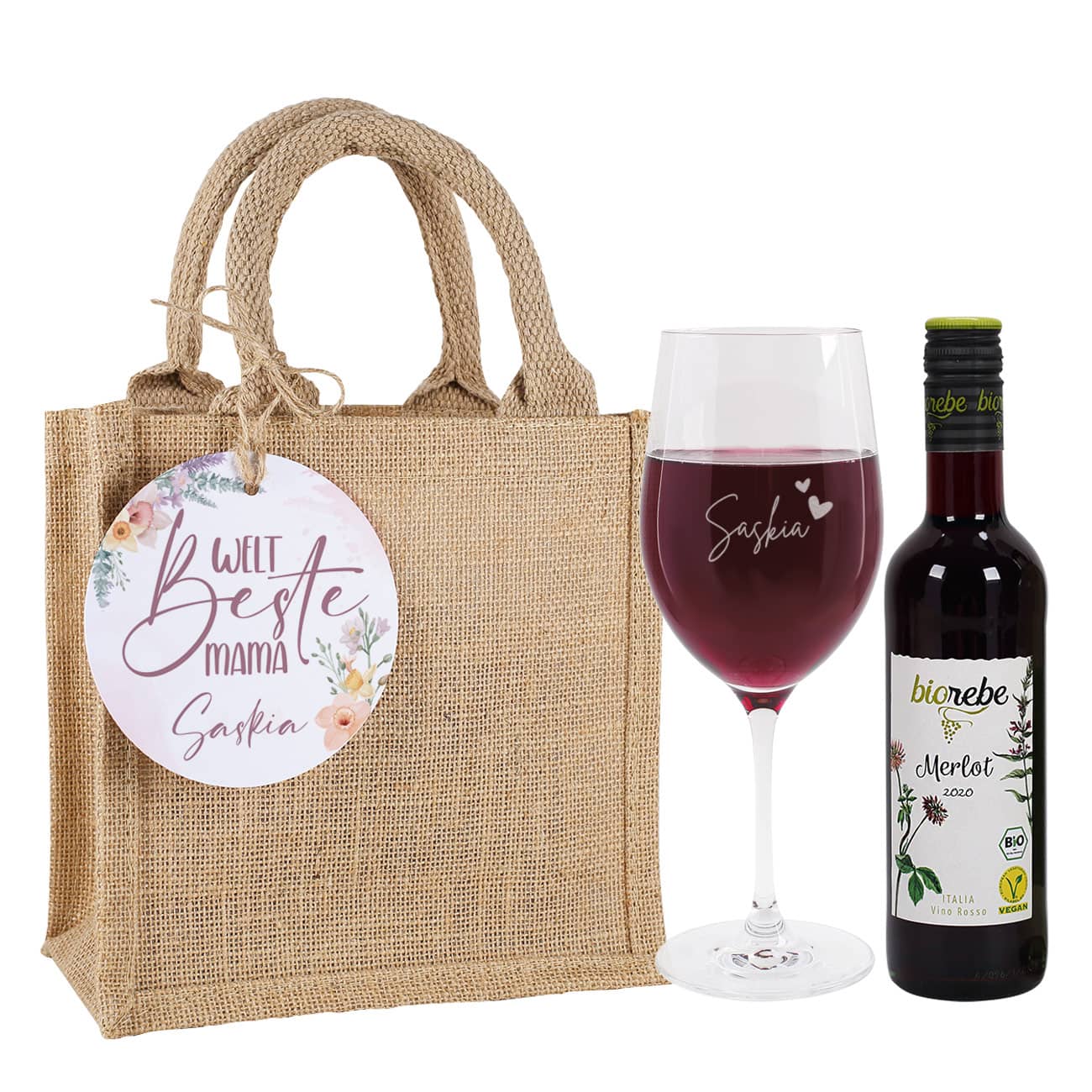 Rotwein Geschenkset zum Muttertag