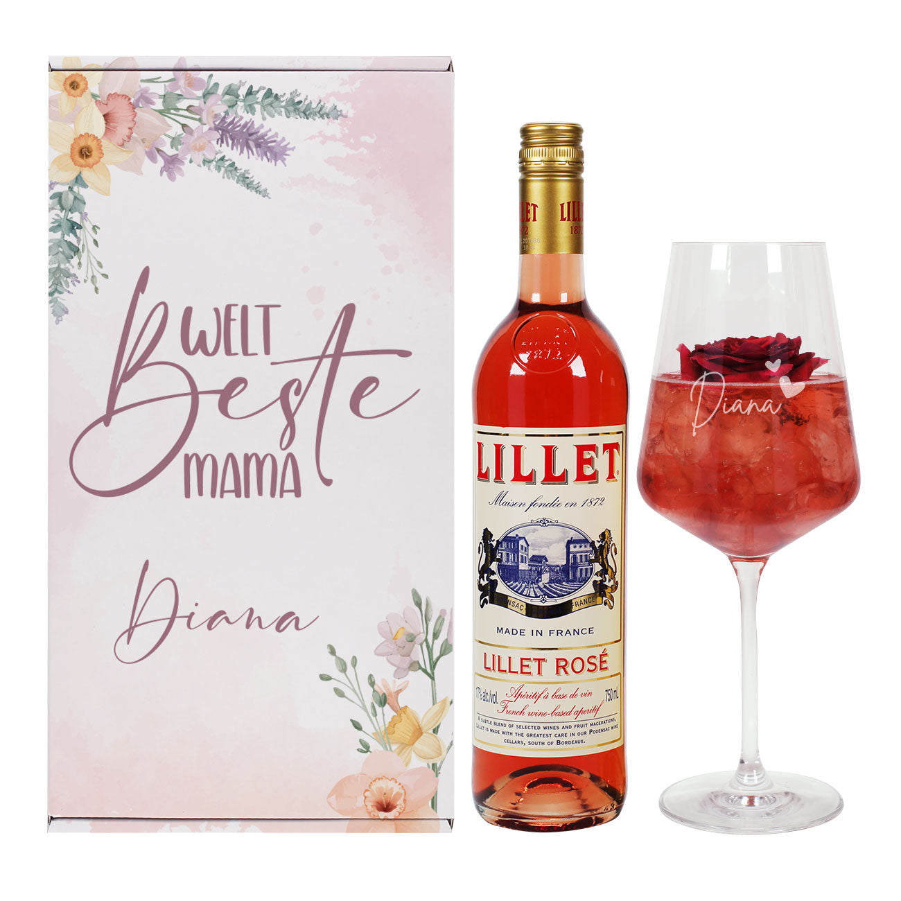 Lillet Rosé Geschenkset für Mama