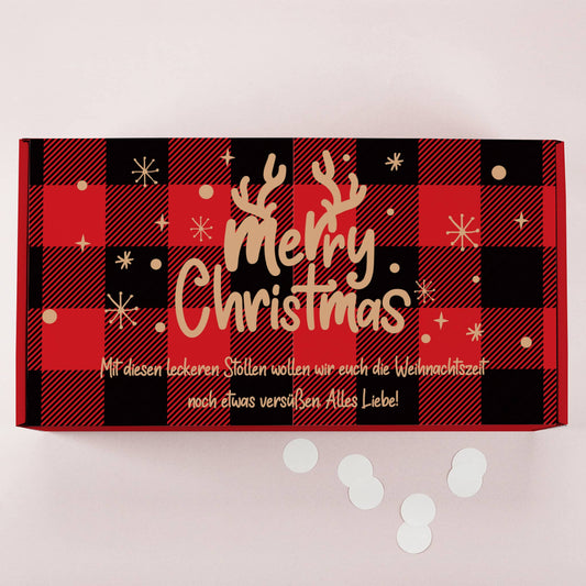 Personalisierte Verpackung mit Text nach Wunsch