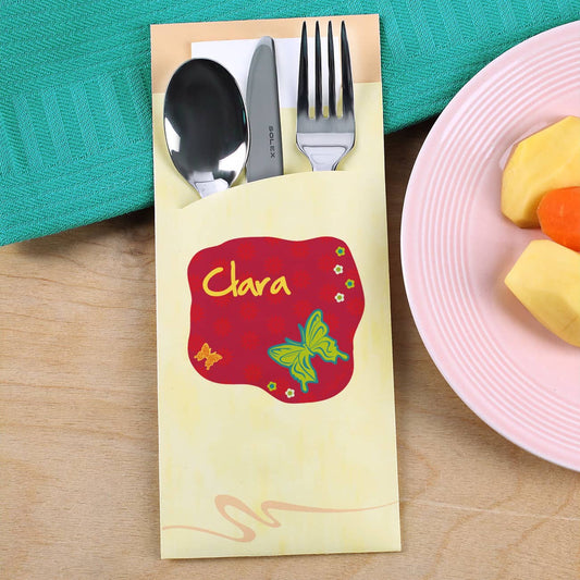 Bedruckte Bestecktüte