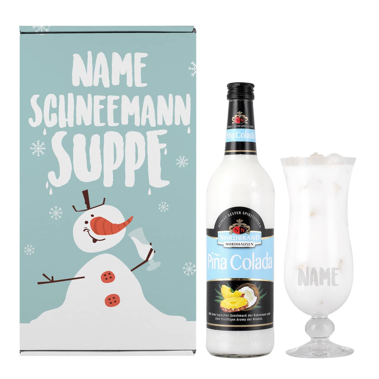 Geschenkset mit Name nach Wunsch personalisieren