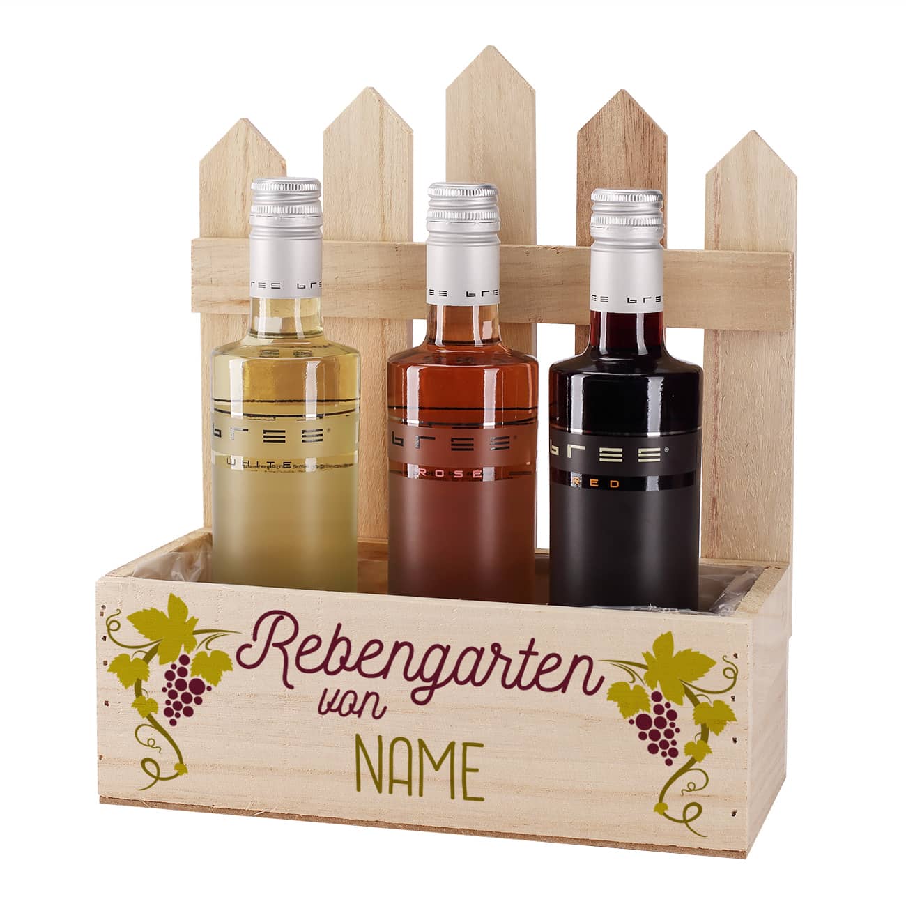 Pflanzkorb personalisiert mit Name nach Wunsch