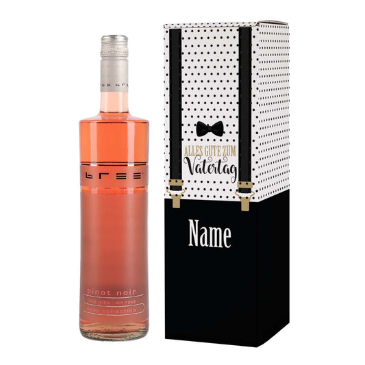 BREE Roséweinflasche mit personalisierter Verpackung zum Vatertag