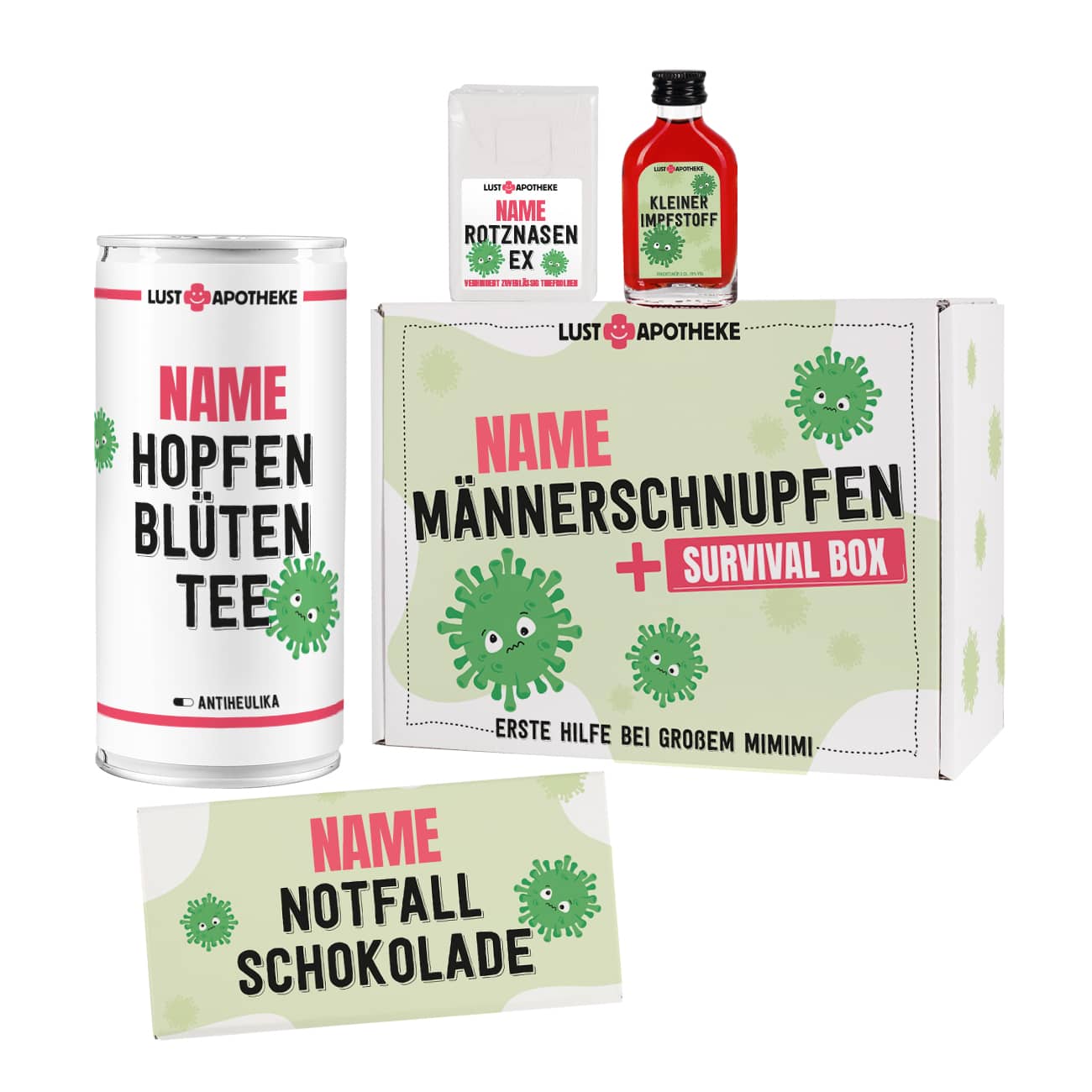 Männerschnupfen Erste Hilfe Set