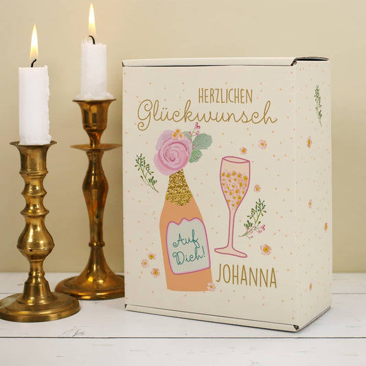 Geschenkset zum Geburtstag in bedruckter Geschenkbox