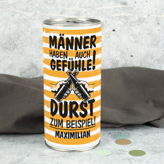 1 Liter Bierdose mit Text nach Wunsch