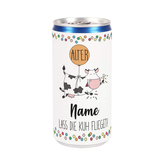 Seccodose zum Geburtstag mit Name und Alter