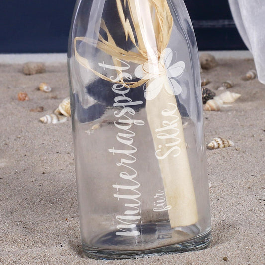 Muttertagswünsche aus der kleinen Flaschenpost | Geschenkidee zum Muttertag