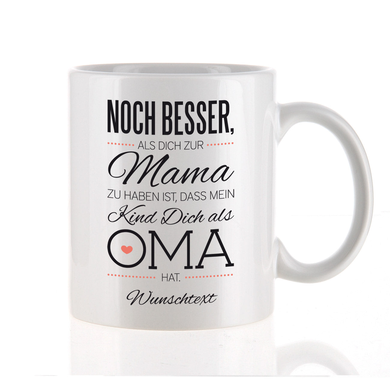 Tasse Muttertag mit Ihrem Wunschtext
