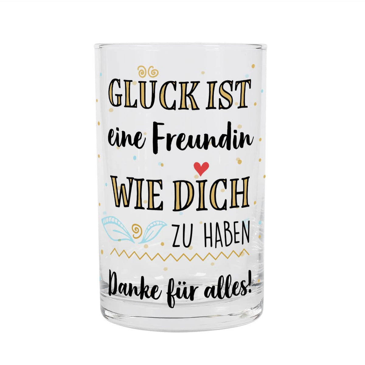 Mit Text nach Wunsch bedruckt