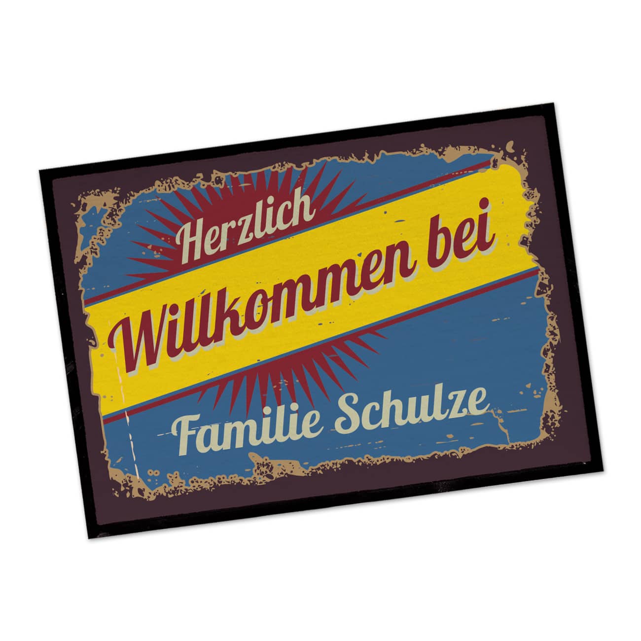 Fußmatte im 60s Retro Look