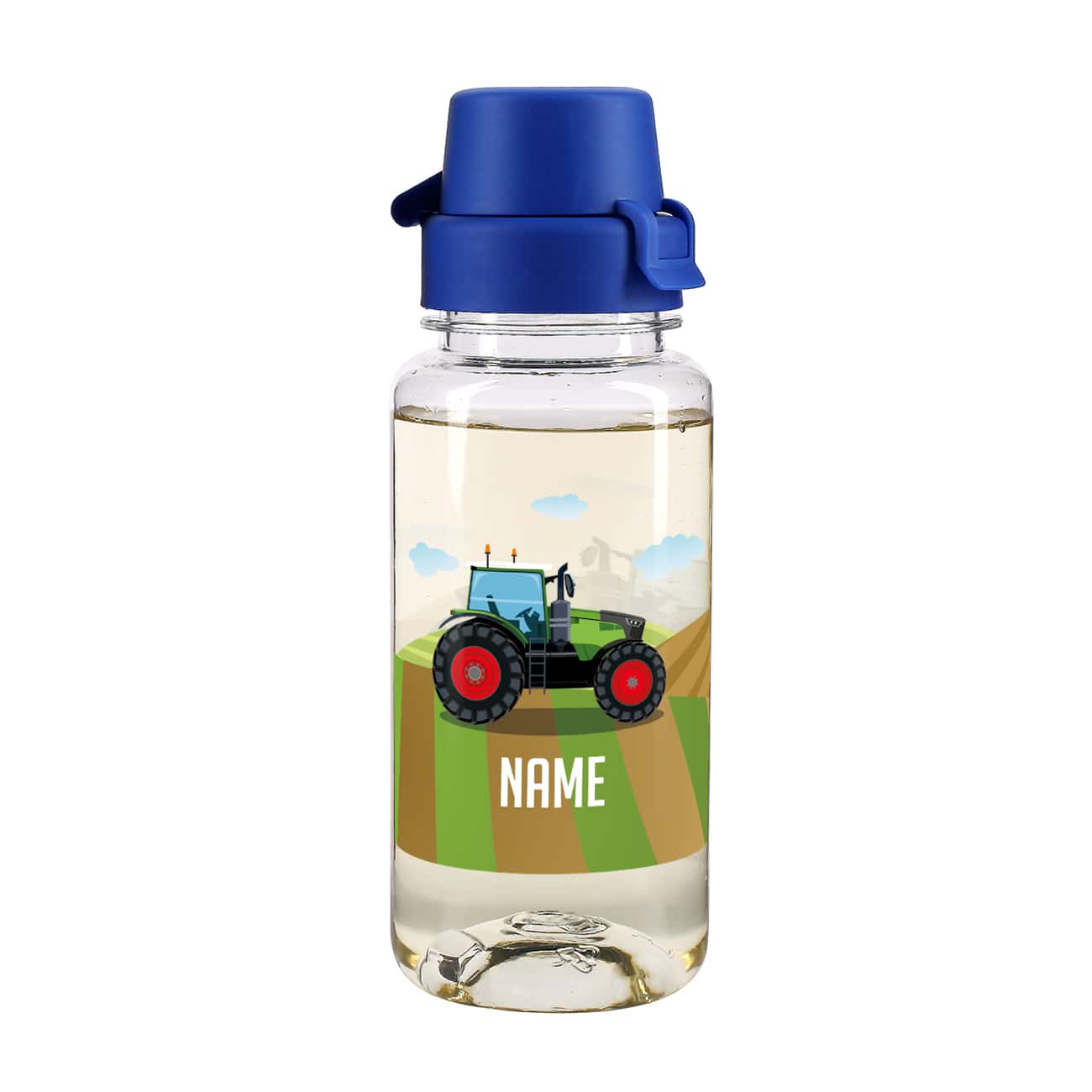 Traktor- Trinkflasche mit Name 0,4 L