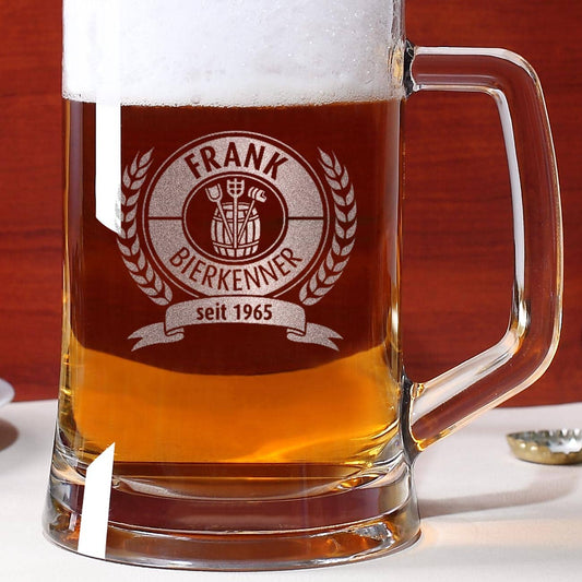 Personalisierter Bierkrug