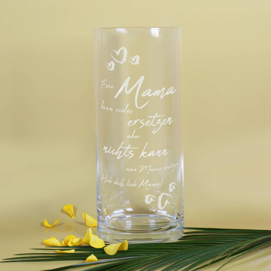Glasvase zum Muttertag