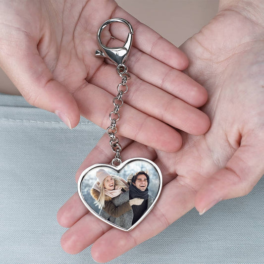 Unendliche Liebe - Schlüsselanhänger mit Ihrem Foto
