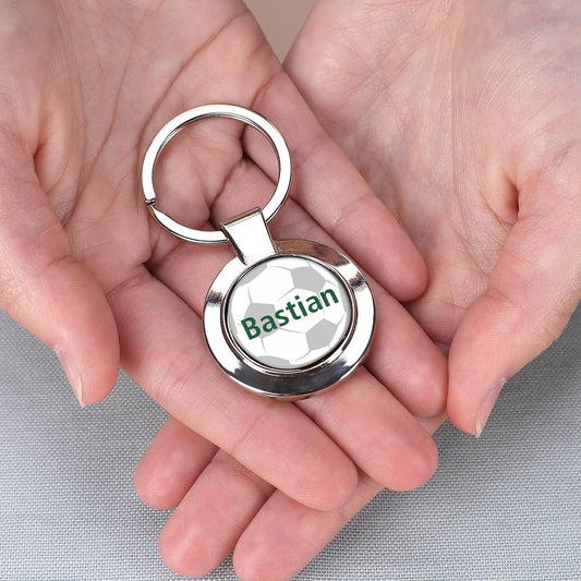 Schlüsselanhänger mit Name für Fußballer
