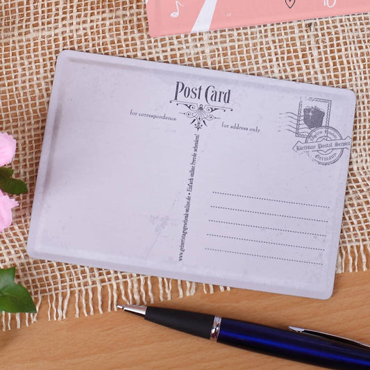 Rückseite zum selbst Beschriften