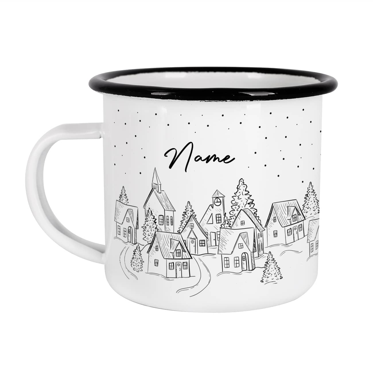 Mit Name personalisierte Stadt