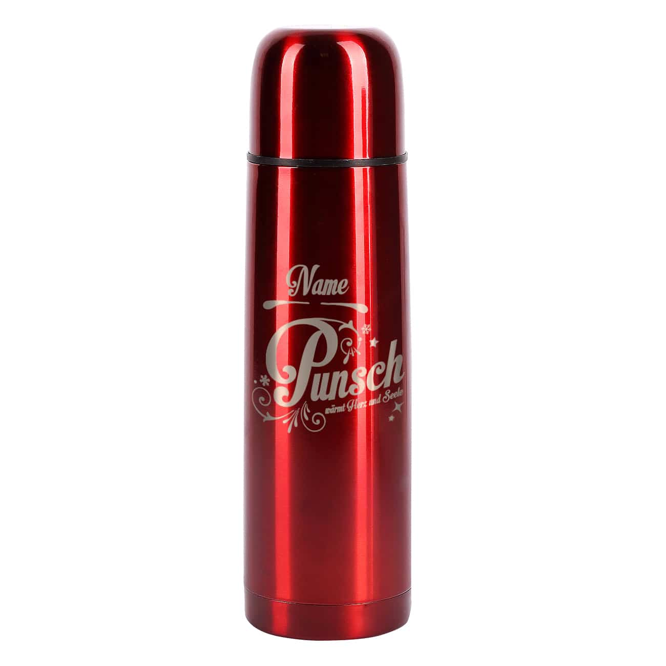 Thermosflasche mit Ihrem Wunschnamen