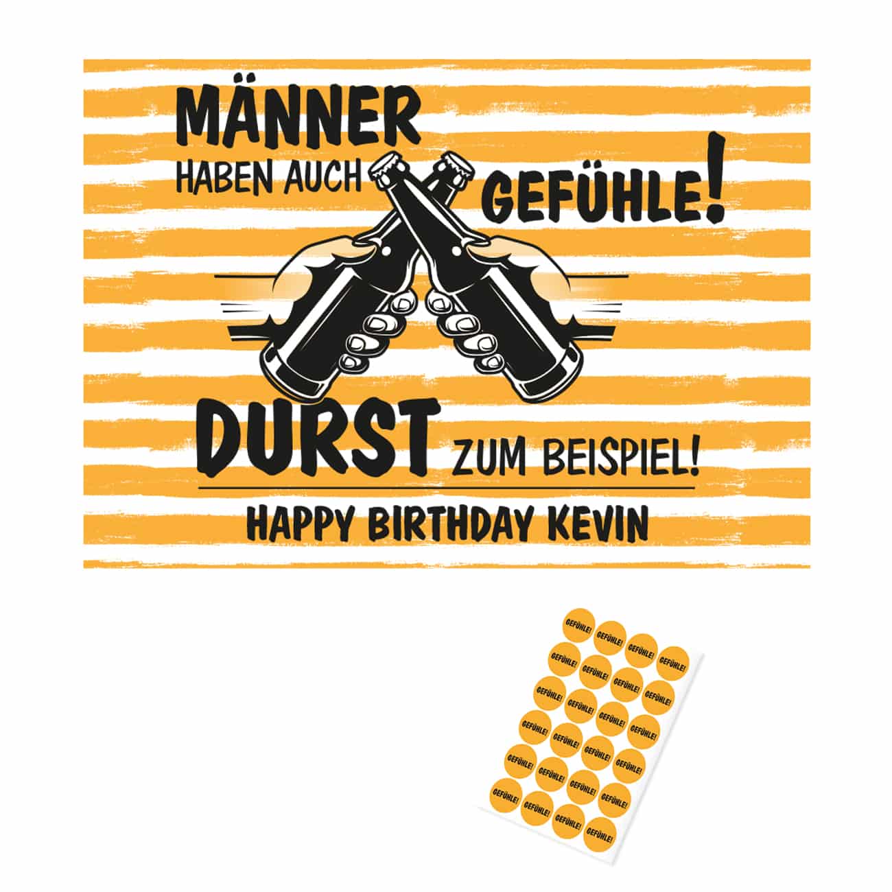 Personalisiert mit Text nach Wunsch