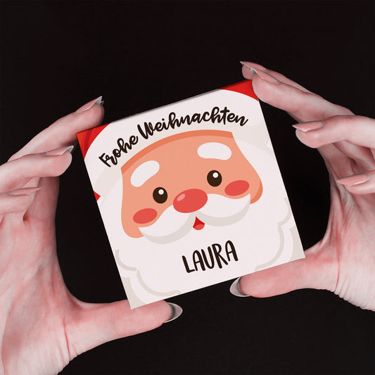Kleine Lindor Geschenkbox mit Name Laura personalisiert als Weihnachtsgeschenk