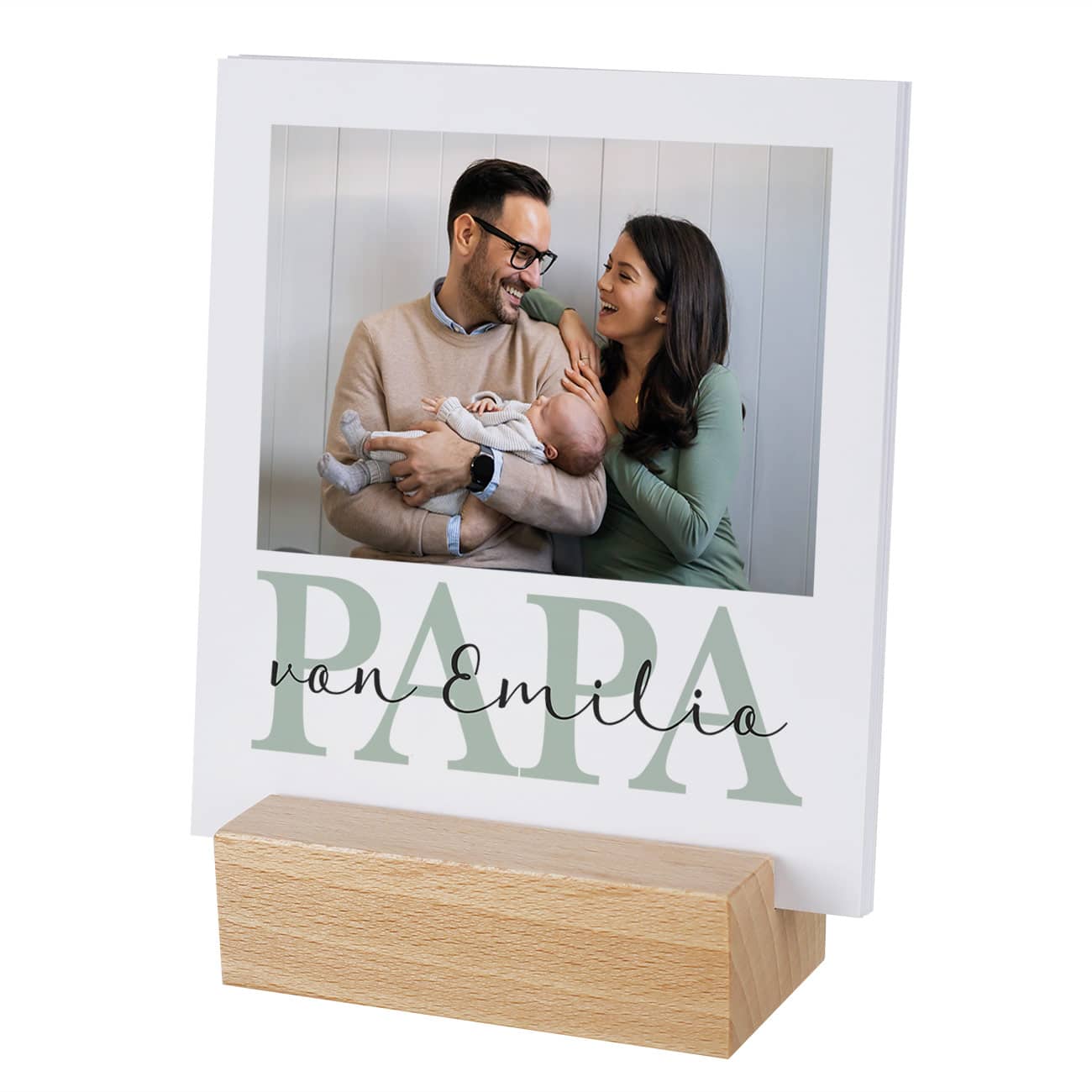 Bedruckter Tischkalender für Papa