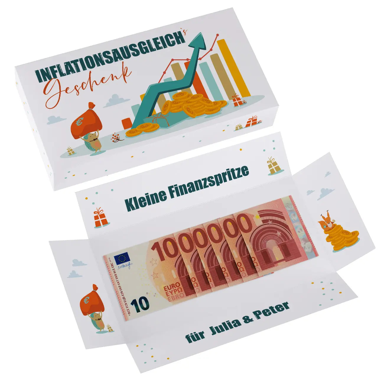 Überraschungsbox mit Geld