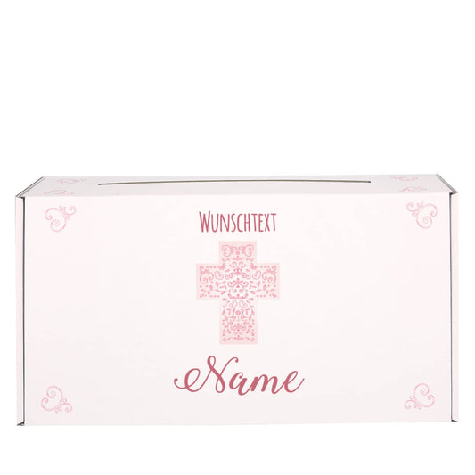 Ihr Wunschtext und Wunschname auf einer Briefbox