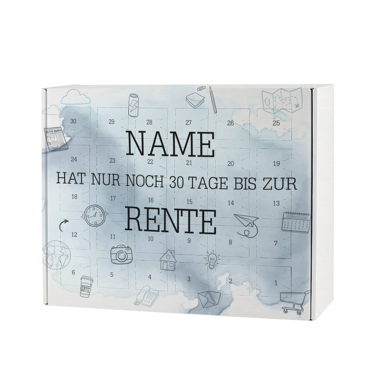 Mit persönlichem Namensaufdruck
