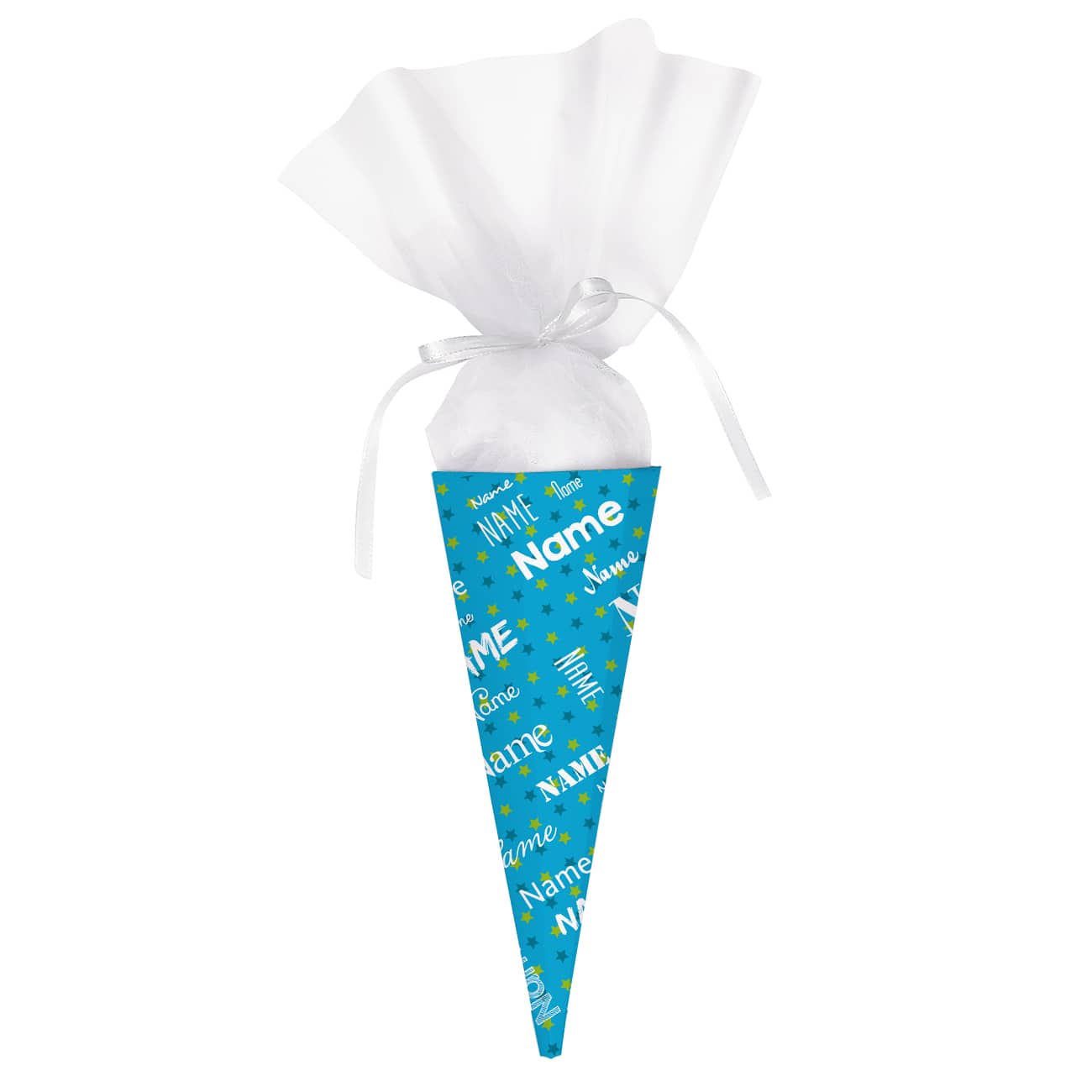Kleine Schultüte mit Ihrem Namen bedruckt